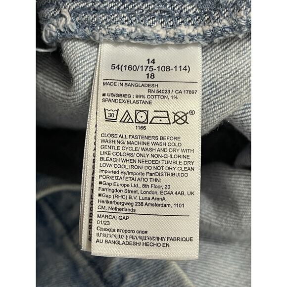 GAP Light Blue Denim Romper - Picture 12 of 14